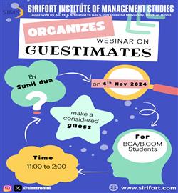 Webinar on Guestimates